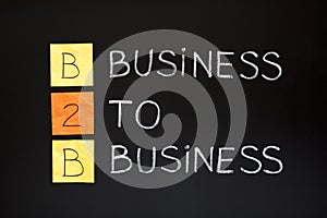 Business To Business concept