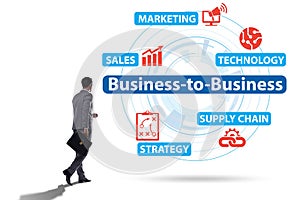 Business to business concept with business people