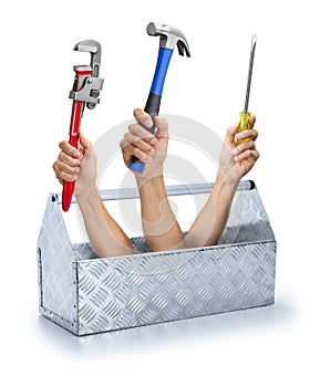 Business Tools Toolbox Toolkit Support Hand