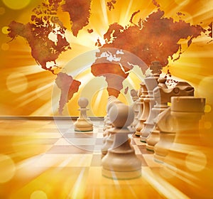 Business Trade Global Strategy Chess