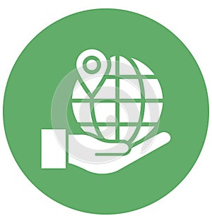 Geolocation Isolated Vector Icon which can easily modify or edit