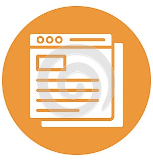 Employee performance Isolated Vector Icon which can easily modify or edit