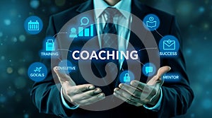 Business training, education, coaching, mentoring, and e-learning.