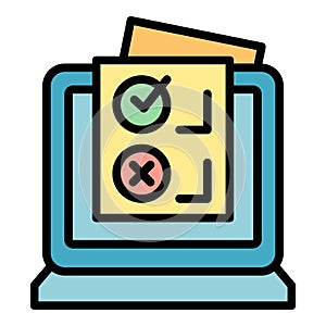 Business training icon vector flat