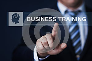 Business Training Webinar E-learning Skills Internet Technology Concept