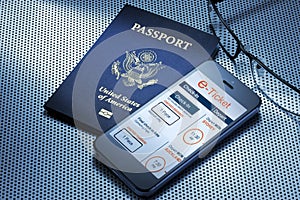 Business Travel E Ticket Passport