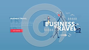 Business travel hero banner