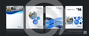 Business vector. Brochure template layout, cover soft design ann