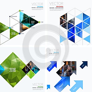 Business vector design elements for graphic layout. Modern abstr