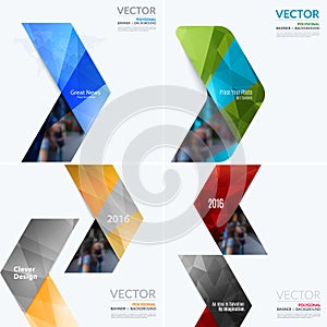 Business vector design elements for graphic layout. Modern abstr