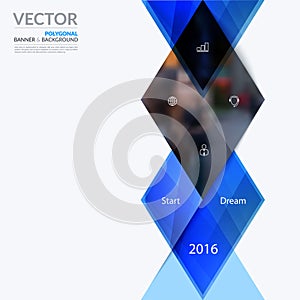 Business vector design elements for graphic layout. Modern abstr