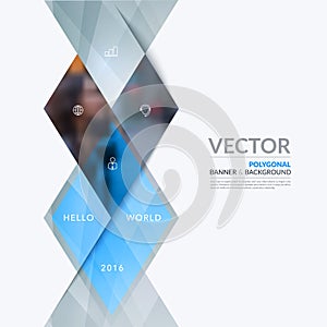 Business vector design elements for graphic layout. Modern abstr