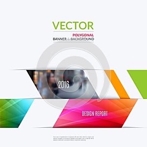 Business vector design elements for graphic layout. Modern abstr