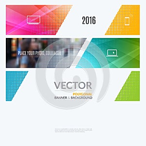 Business vector design elements for graphic layout. Modern abstr