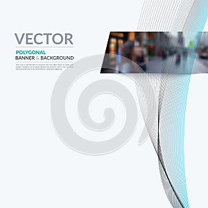 Business vector design elements for graphic layout. Modern abstr