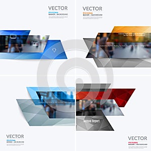 Business vector design elements for graphic layout. Modern abstr