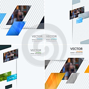 Business vector design elements for graphic layout. Modern abstr