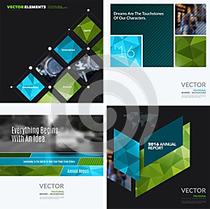 Business vector design elements for graphic layout. Modern abstr