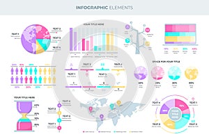 Infographic elements set