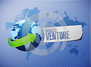 business venture global concept