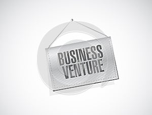 business venture hanging sign concept