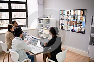 Business Video Conference Call