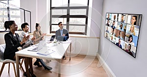 Business Video Conference Call