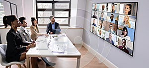 Business Video Conference Call