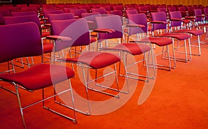 Business wall seats - Stock Image