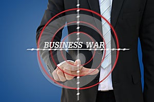 Business War Games of competition concept