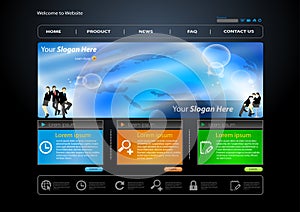 Business web site template