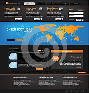 Business website template