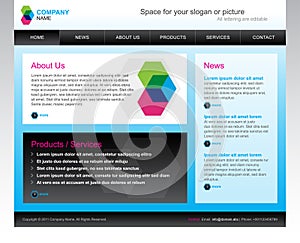 Business website template