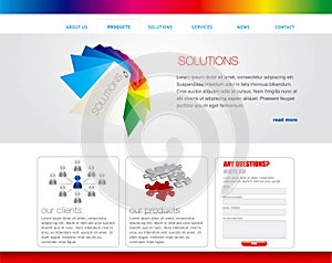 Business website template