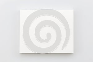 Business white paper card on white.