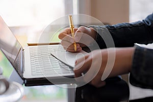 Paycheque and payroll, contract concept