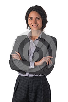 Business woman with arms crossed