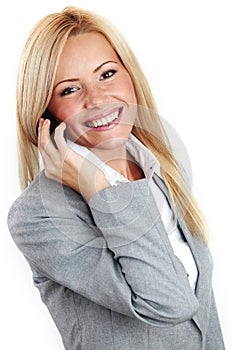 Business woman call