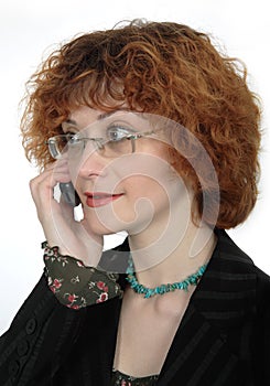 Business Woman with a Cellphone