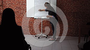 Business woman doing a presentation in conference room