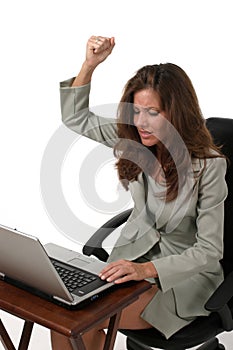 Business Woman Frustrated 1