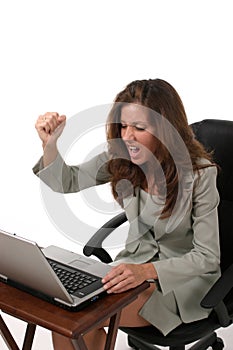 Business Woman Frustrated 2