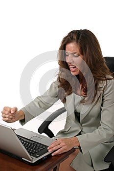 Business Woman Frustrated 3