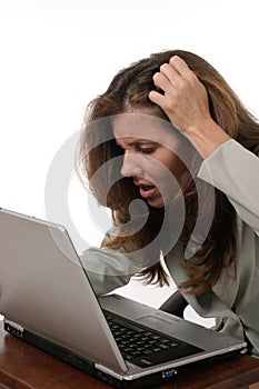 Business Woman Frustrated 5