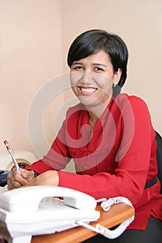 Business woman in office