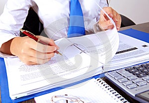 Business woman at office