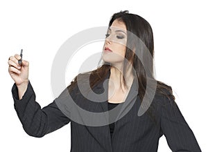 Business woman portrait photo