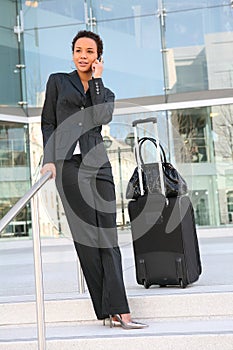 Business Woman Travelling