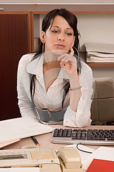 Business women at office photo