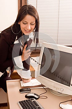 Business women at office